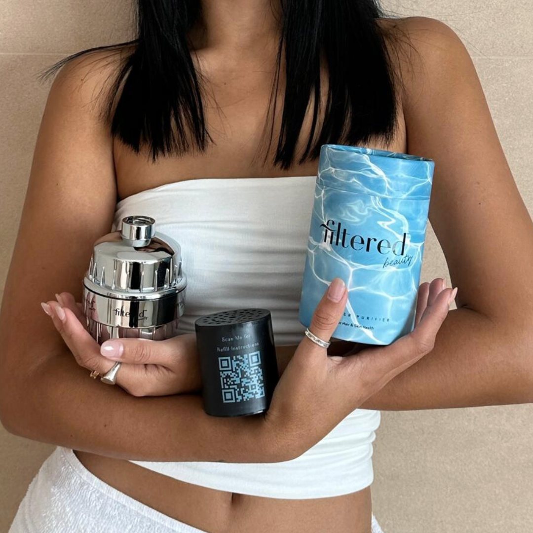 Shower Filter Removes Chlorine and Minerals