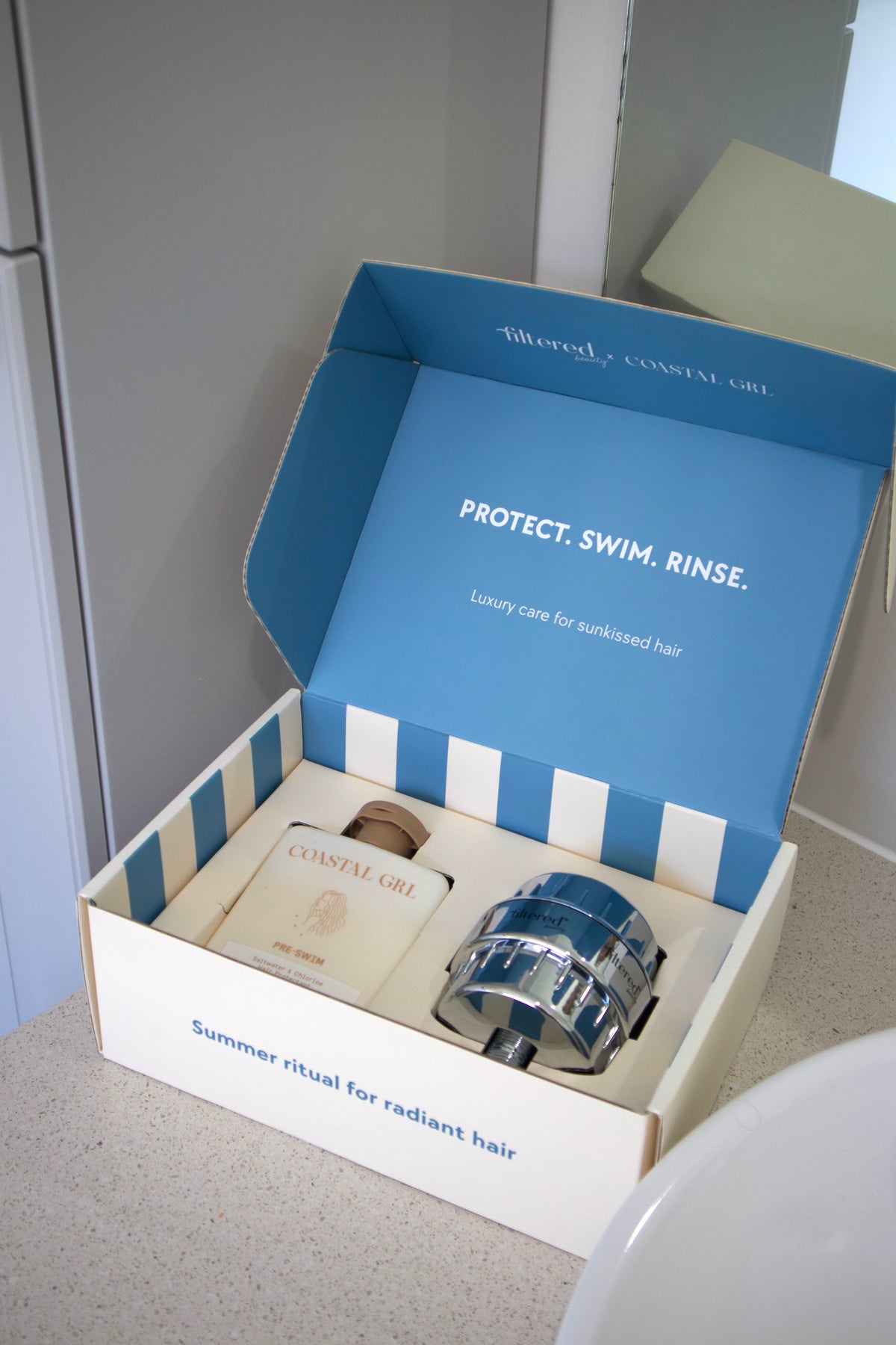 Filtered Beauty × Coastal GRL - The Hair Protection Duo - Silver