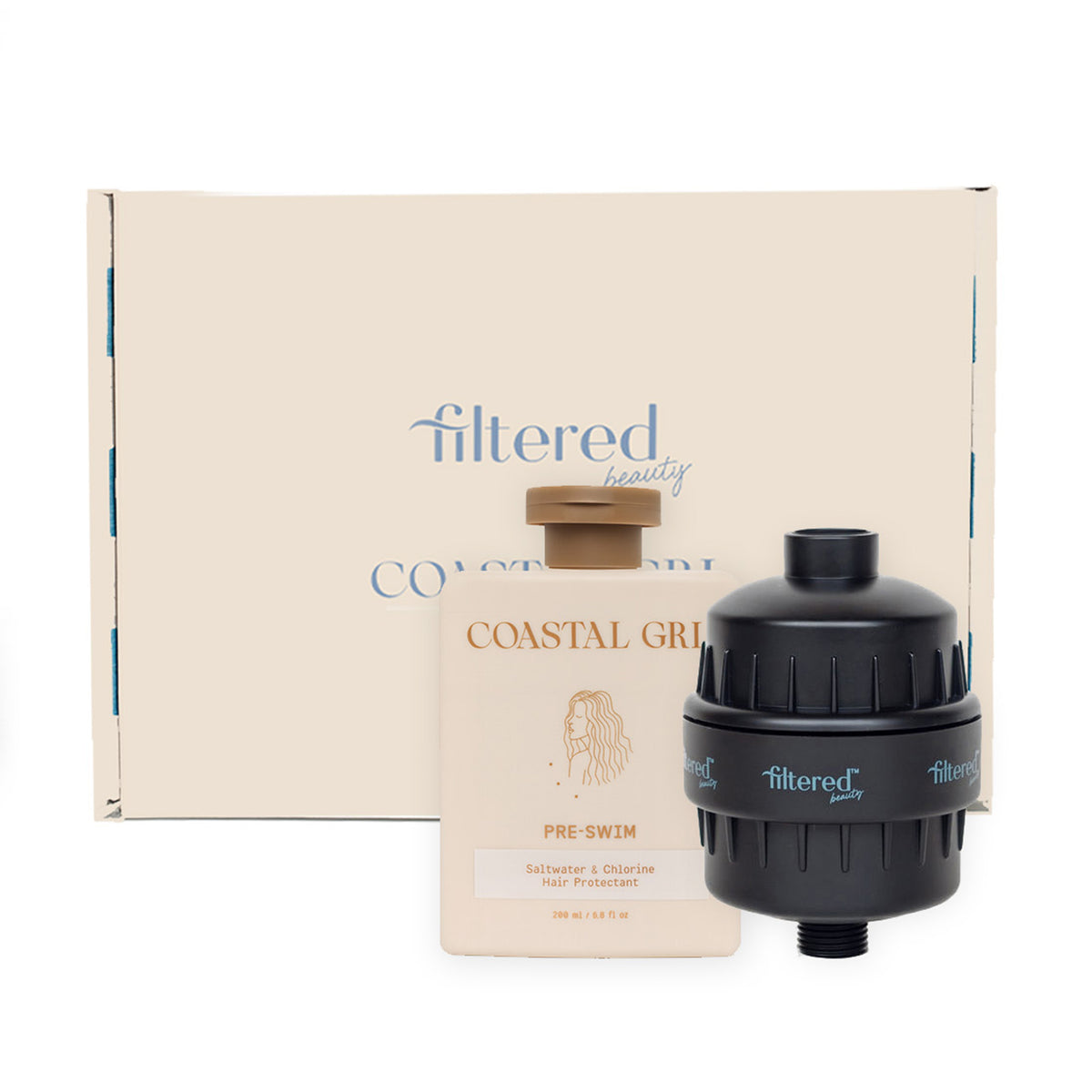 Filtered Beauty × Coastal GRL - The Hair Protection Duo - Black