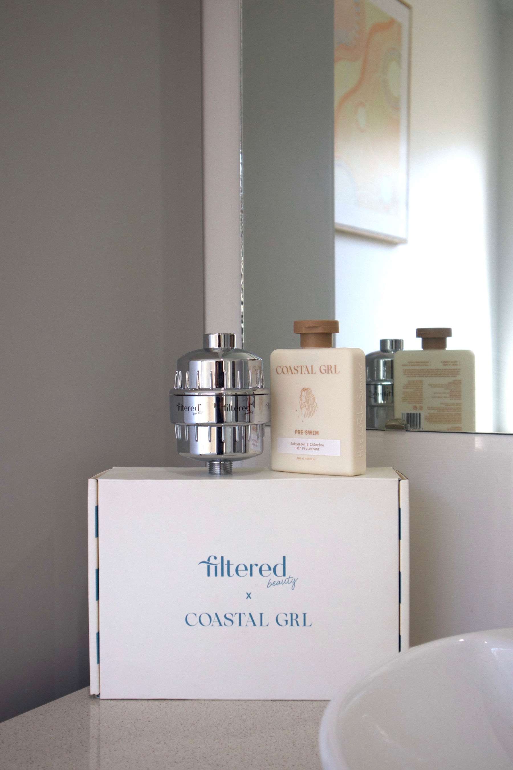 Filtered Beauty × Coastal GRL - The Hair Protection Duo - Silver